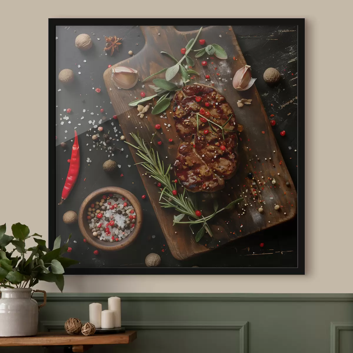 Poster Saftiges Steak f40762