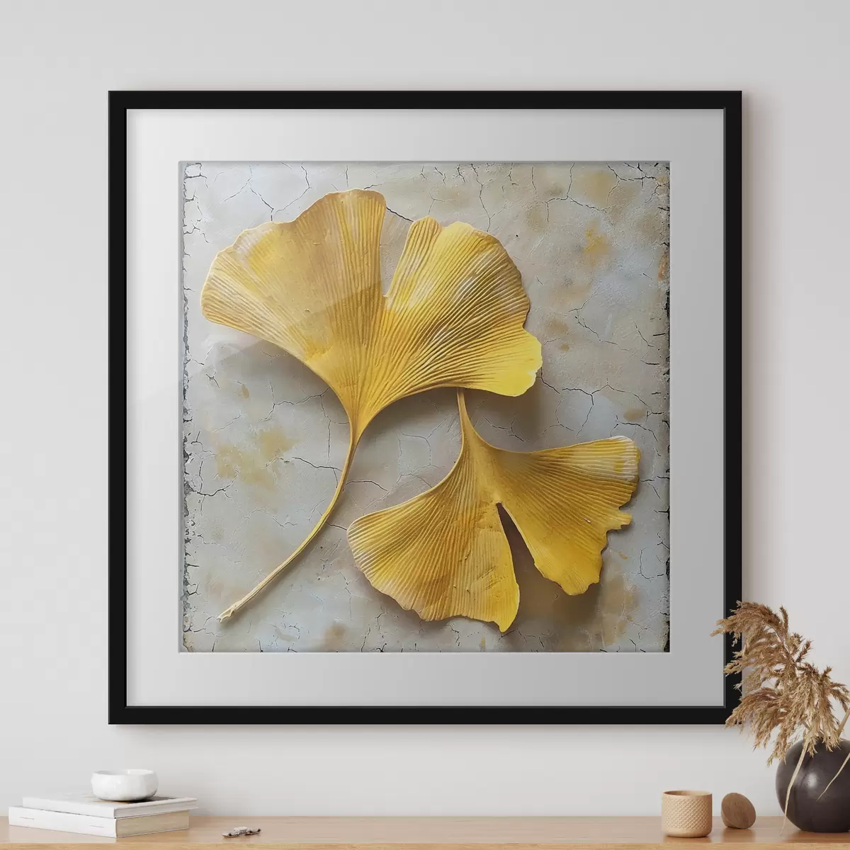 Poster Ginkgo-Blätter f40767