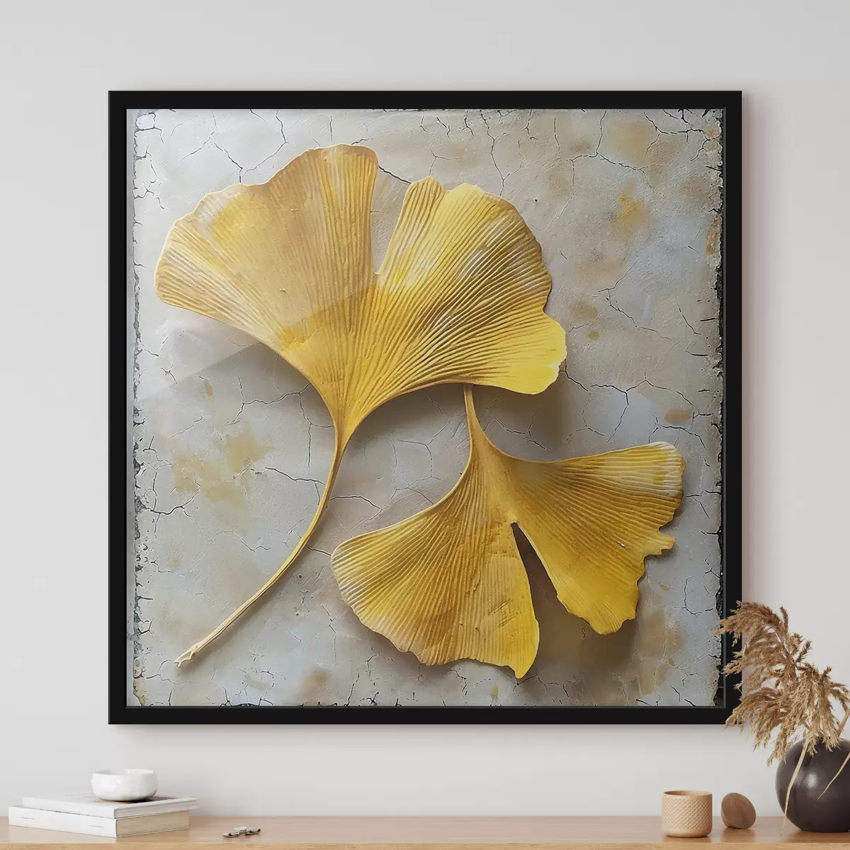 Poster Ginkgo-Blätter f40767