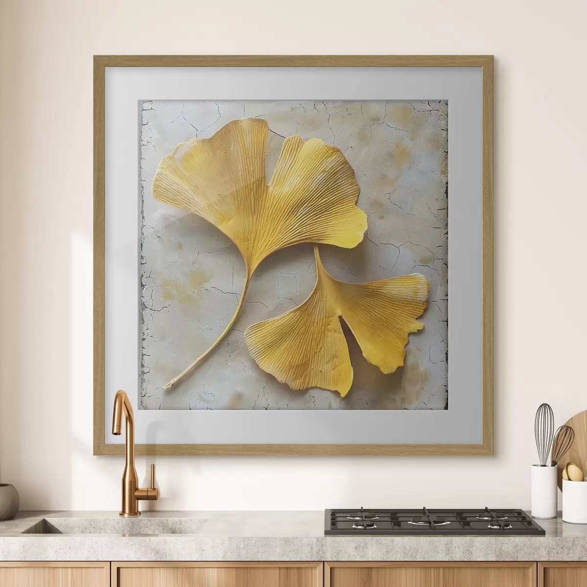 Poster Ginkgo-Blätter f40767