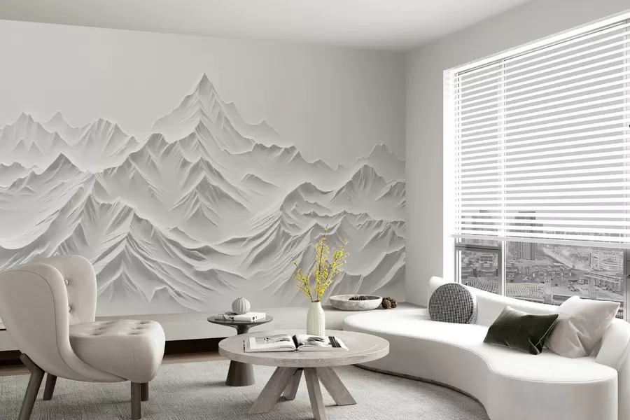 Fototapete Graue Berge w01644