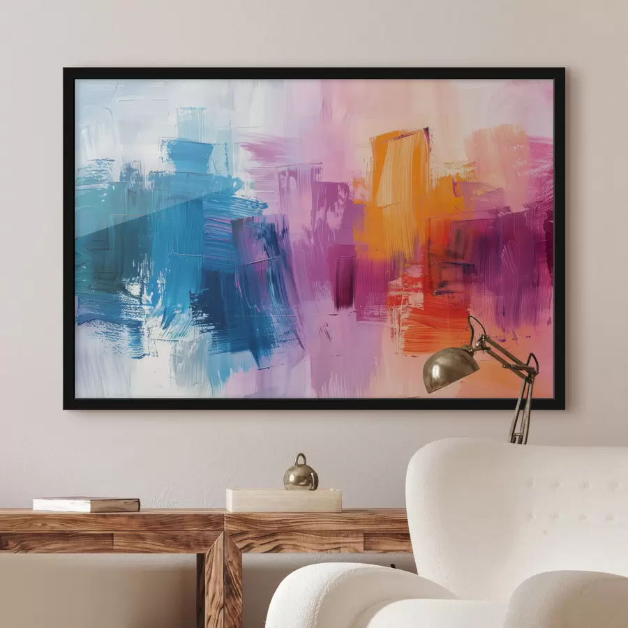 Fototapete Pinselstriche, verschiedene Farben, Aquarellfarben f40786