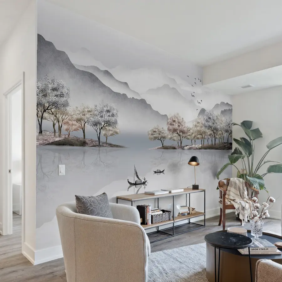 Fototapete Atmosphäre, Himmel und Vogel u33543