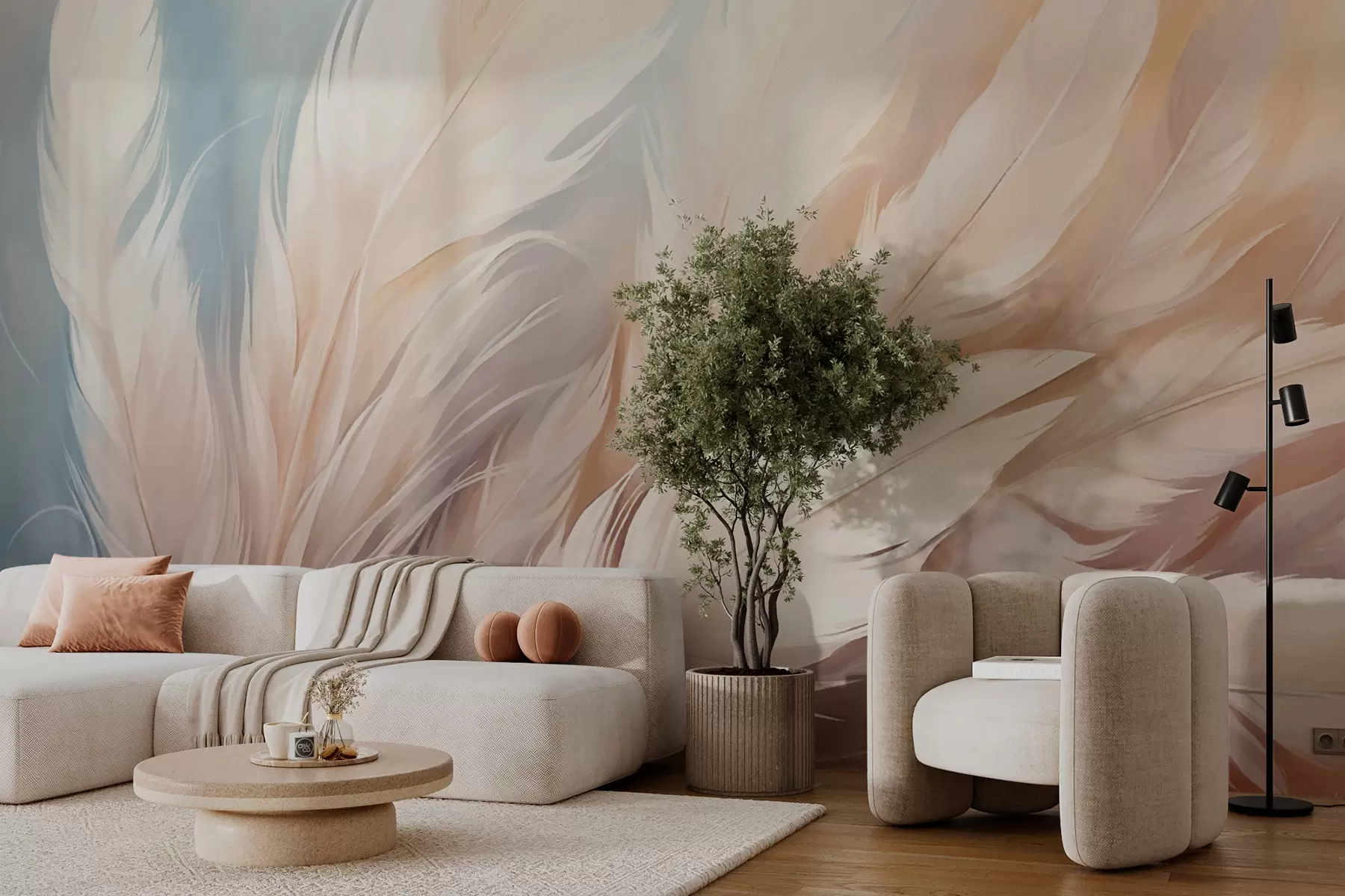 Fototapete Federn w01134