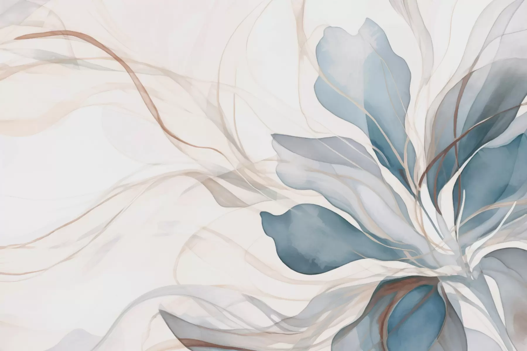 Fototapete Zarte große Blume w01718