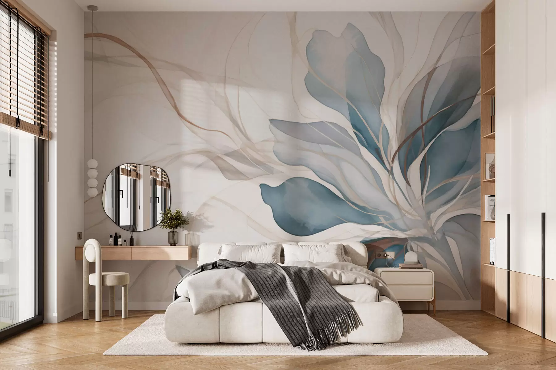 Fototapete Zarte große Blume w01718