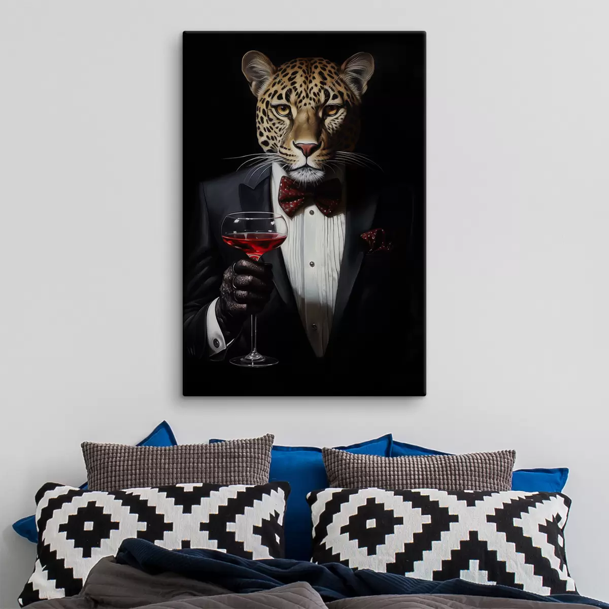 Wandbilder eleganter Leopard s41142