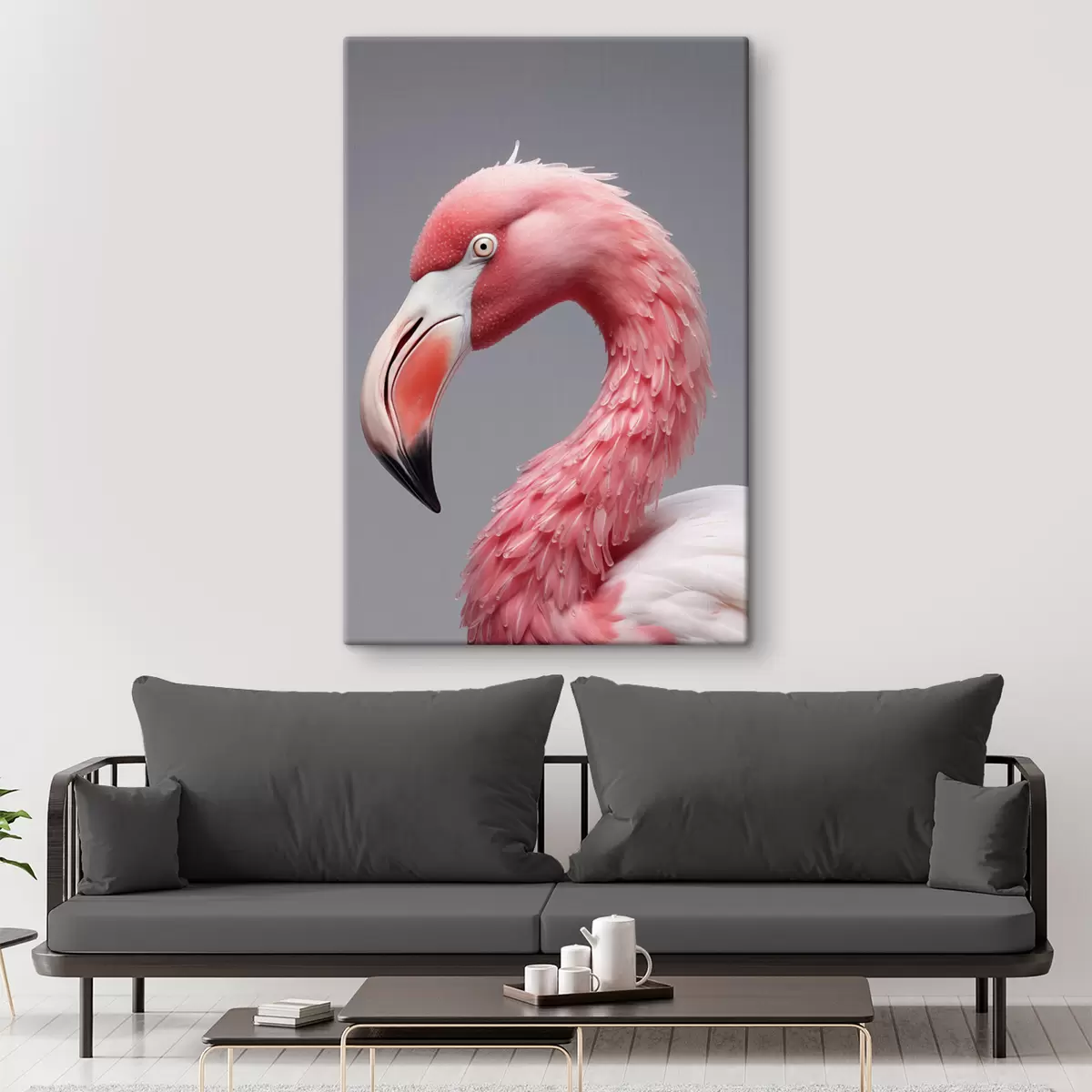 Wandbilder luxuriöser Flamingo s41151