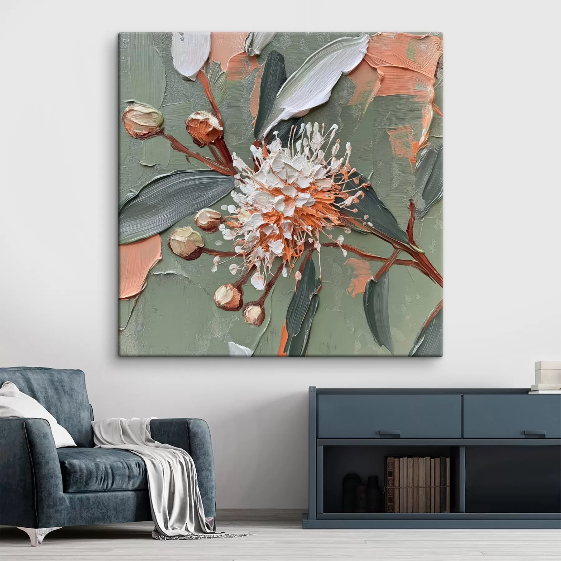 Wandbilder Zweig mit Blumen s41155