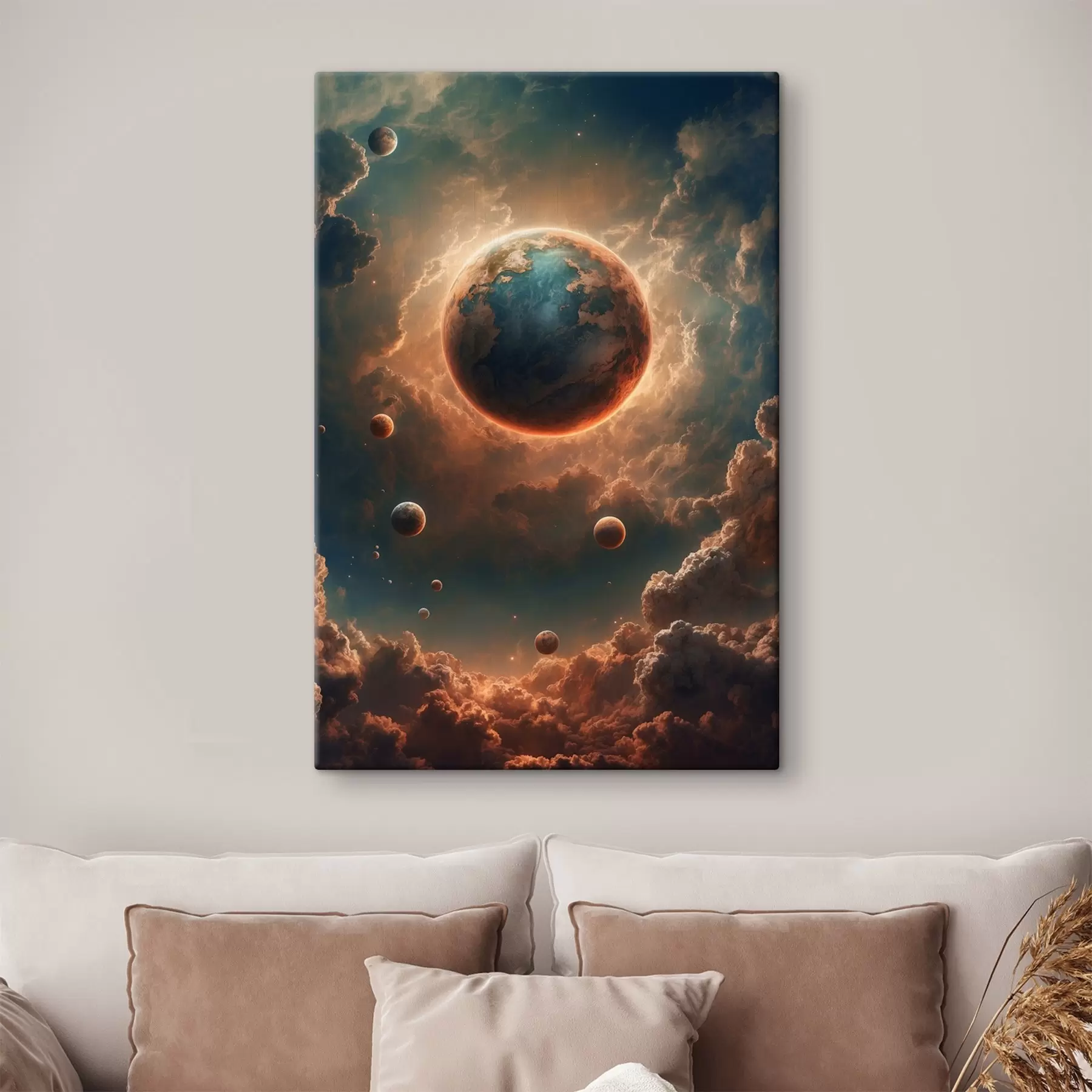 Fototapete Planet, der die Sonne bedeckt s41034