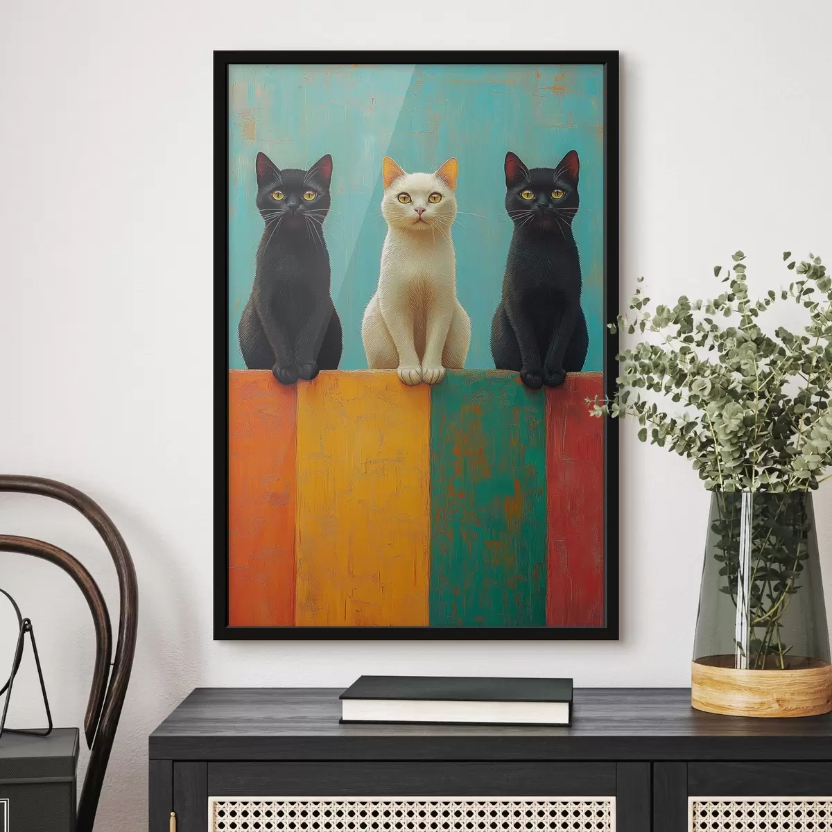 Poster Drei Katzen f41133