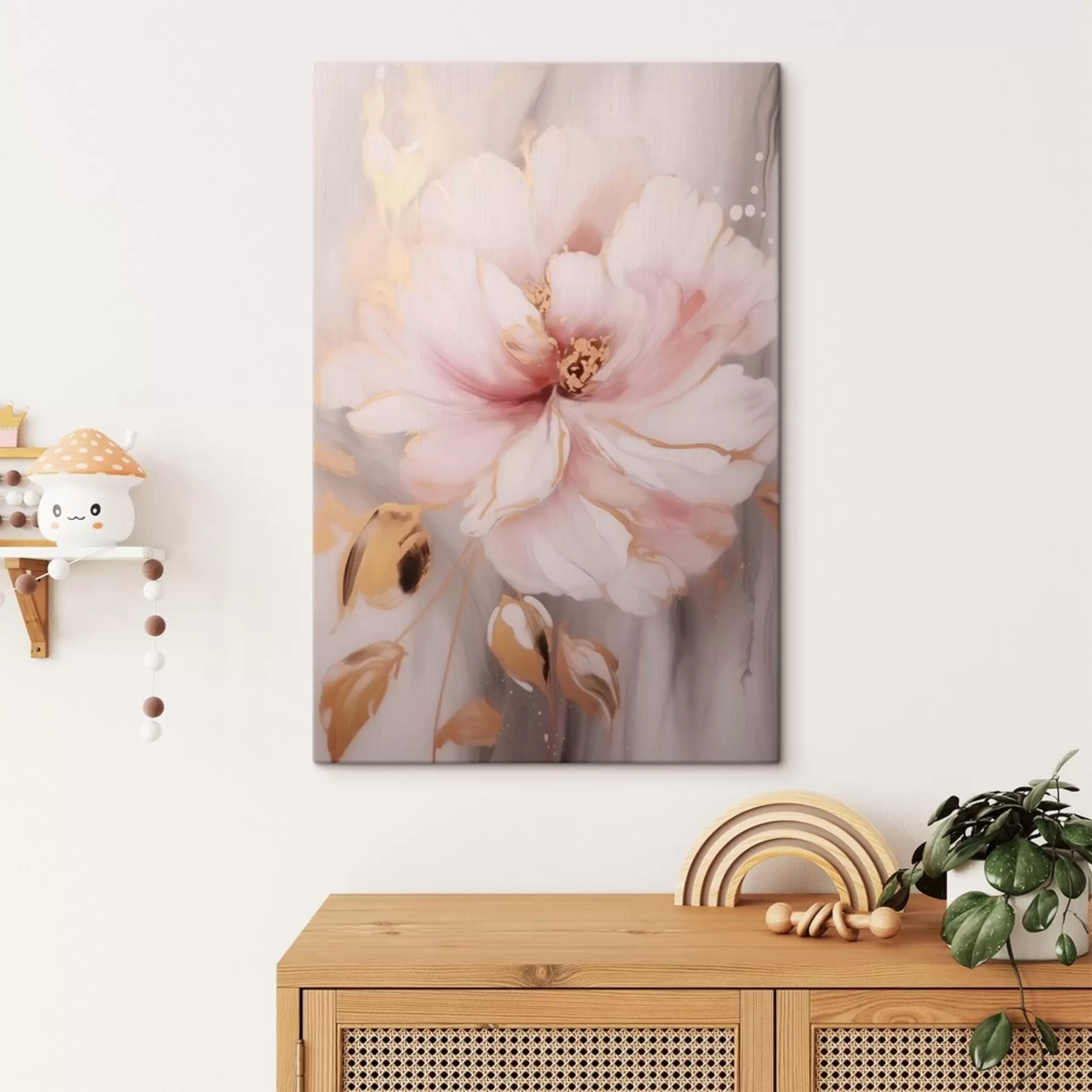 Fototapete Pinke Blume s41061