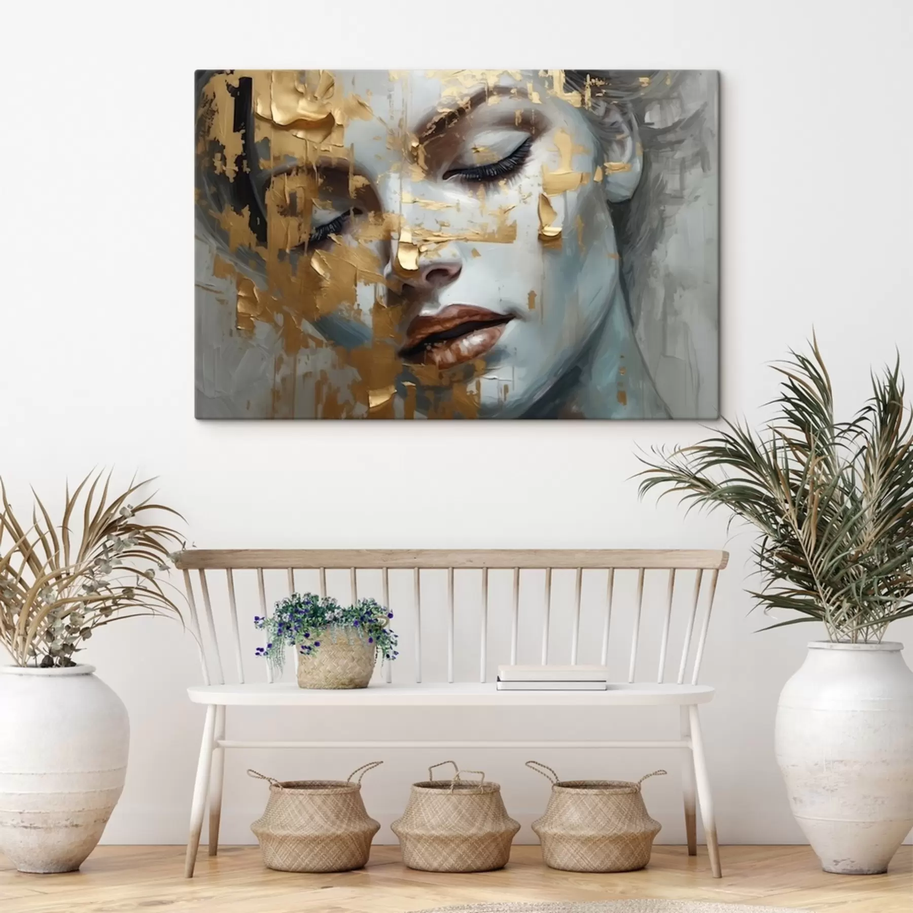 Wandbilder Gesicht eines Mädchens s41063