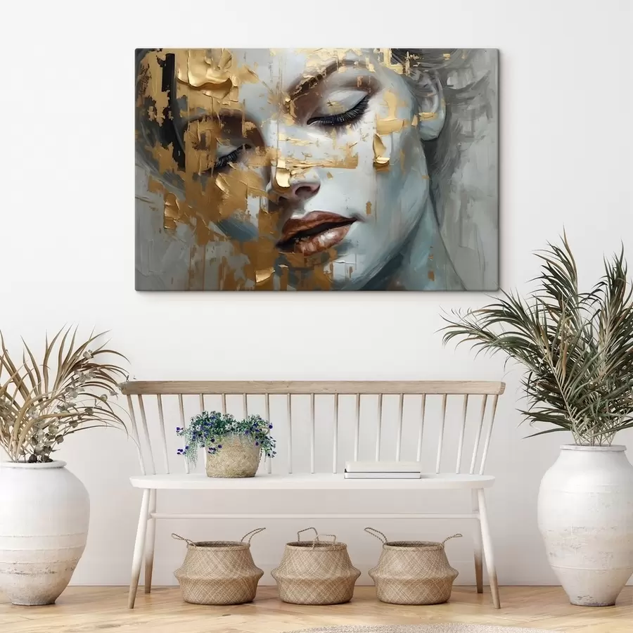 Wandbilder Gesicht eines Mädchens s41063