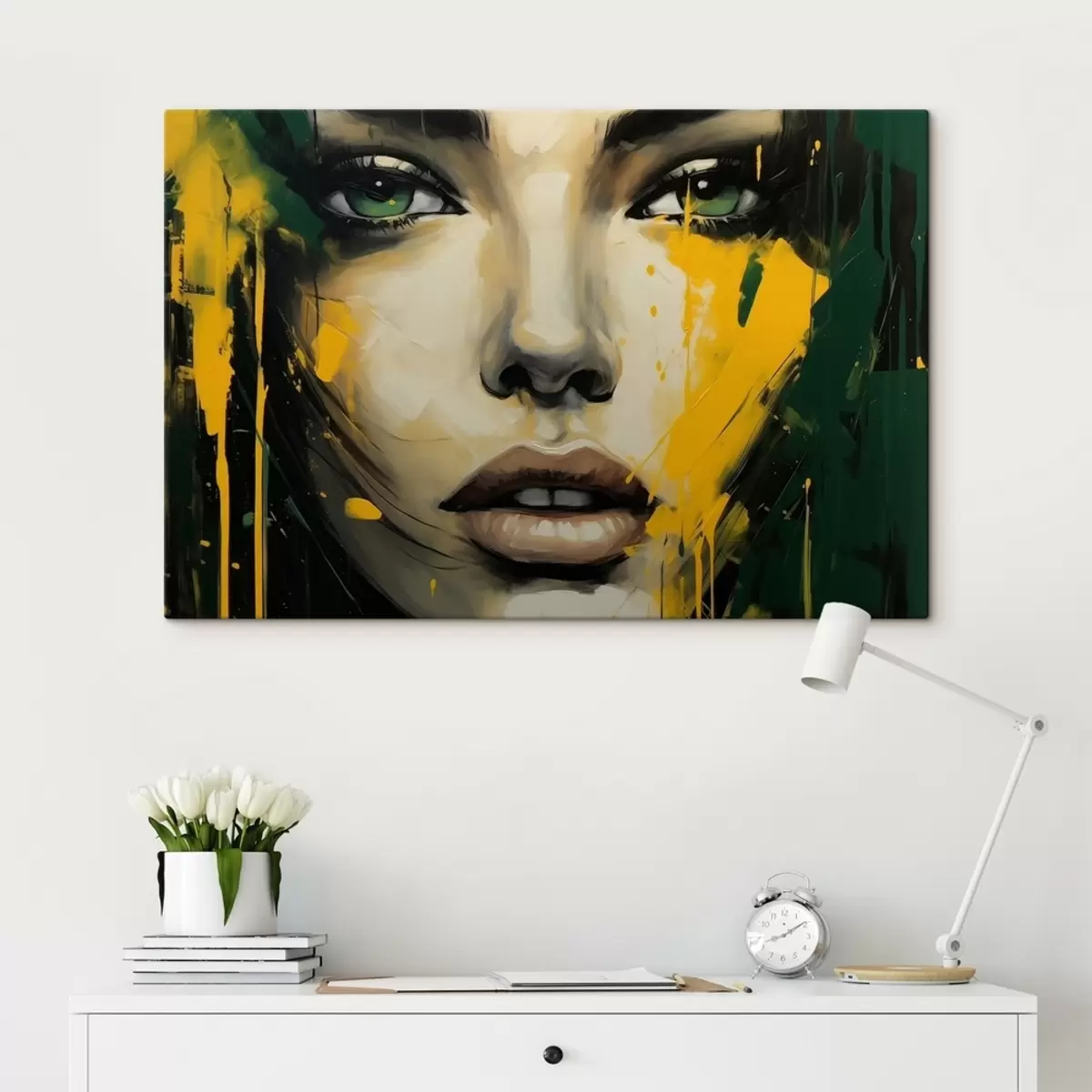 Wandbilder Gesicht eines Mädchens s41065