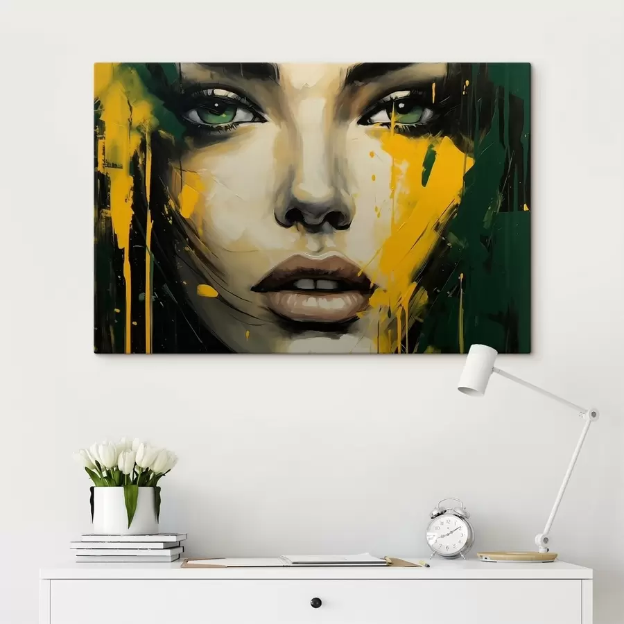 Wandbilder Gesicht eines Mädchens s41065