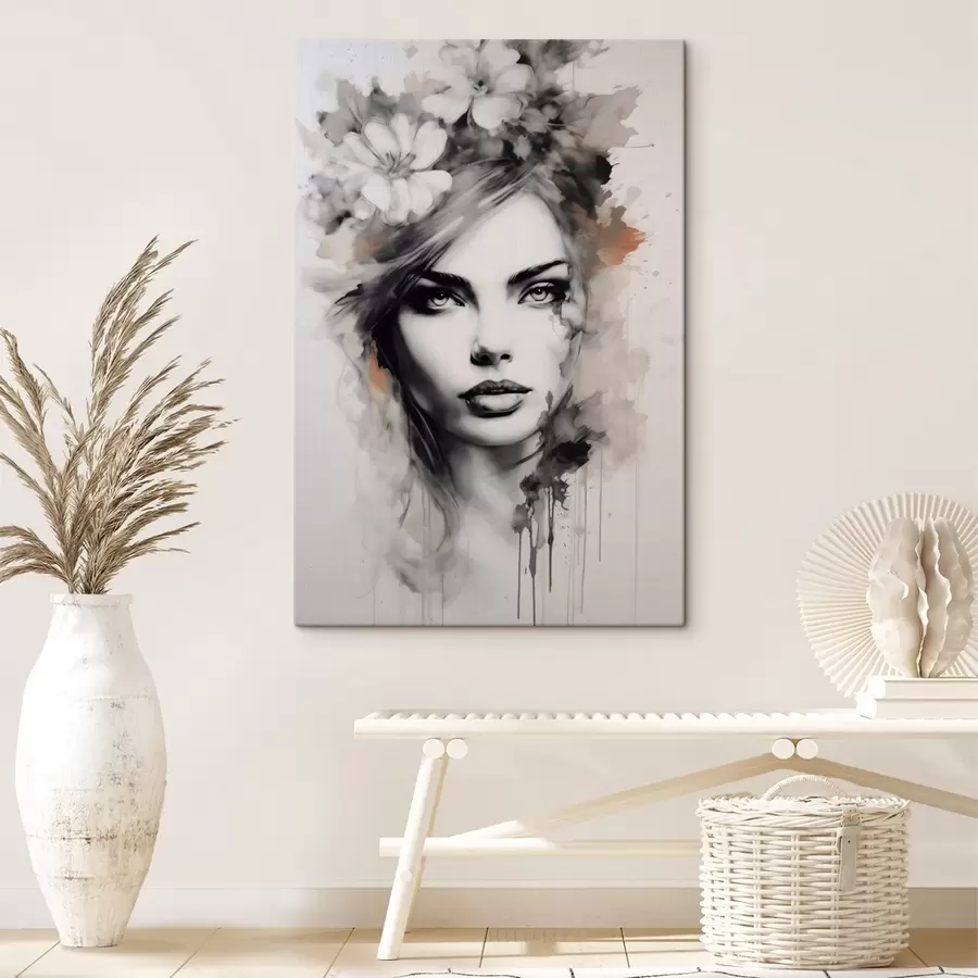 Wandbilder Gesicht eines Mädchens s41077