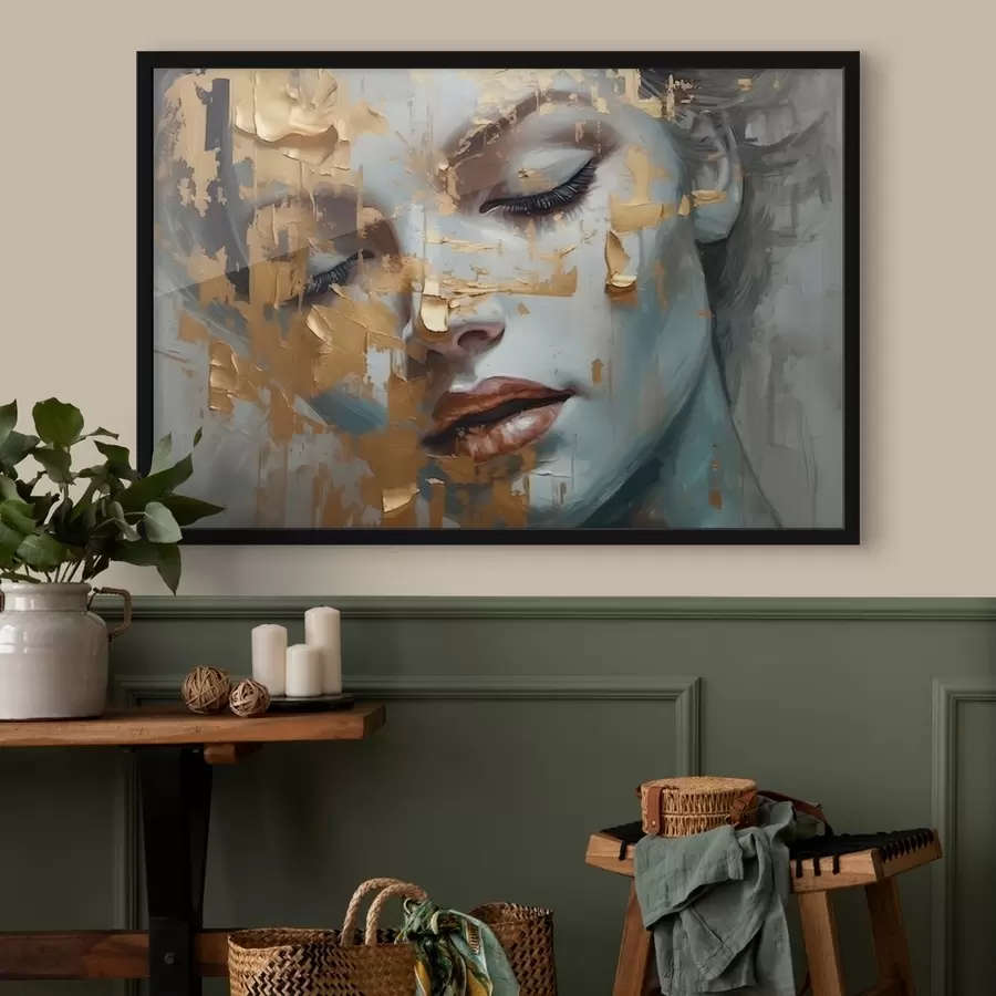 Fototapete Gesicht eines Mädchens f41063