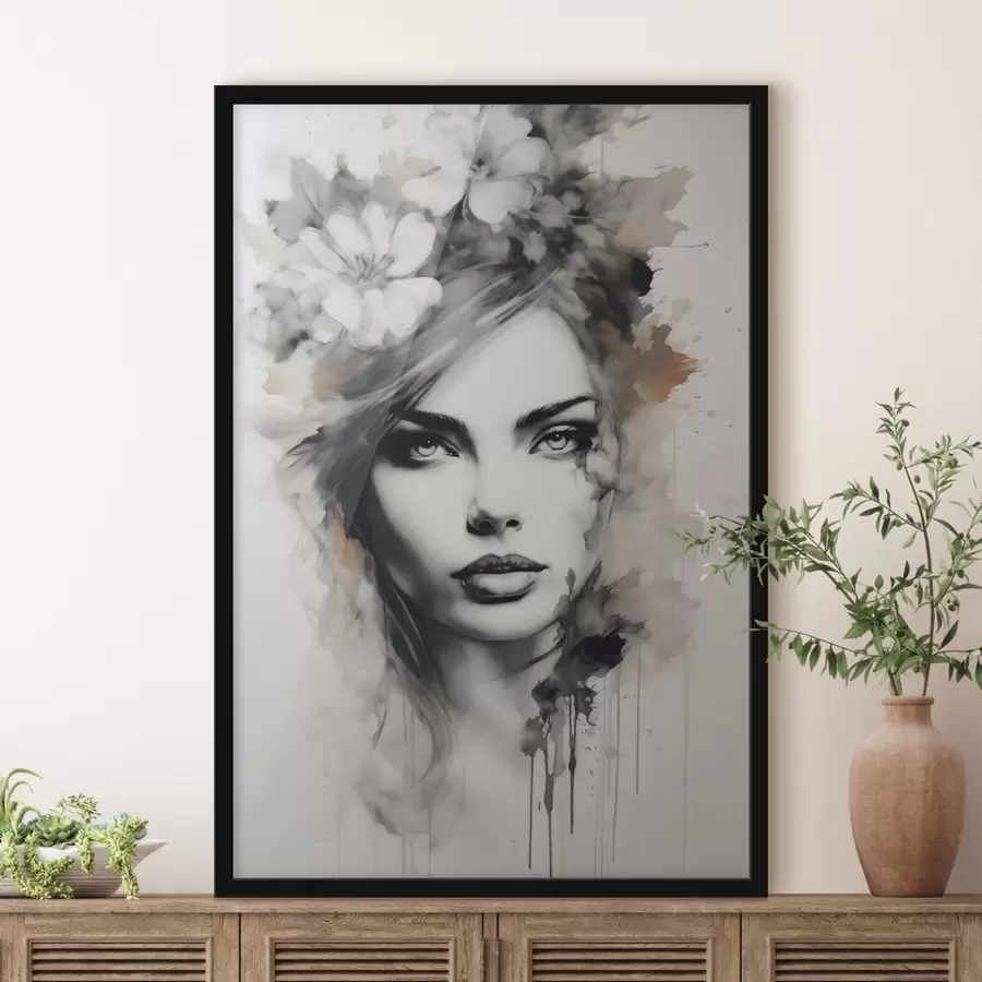 Fototapete Gesicht eines Mädchens f41077