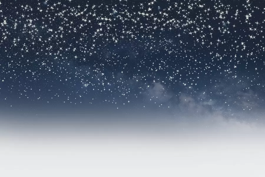 Fototapete Sternenhimmel, weicher Farbverlauf, kosmisch, Konstellationen w01797v1