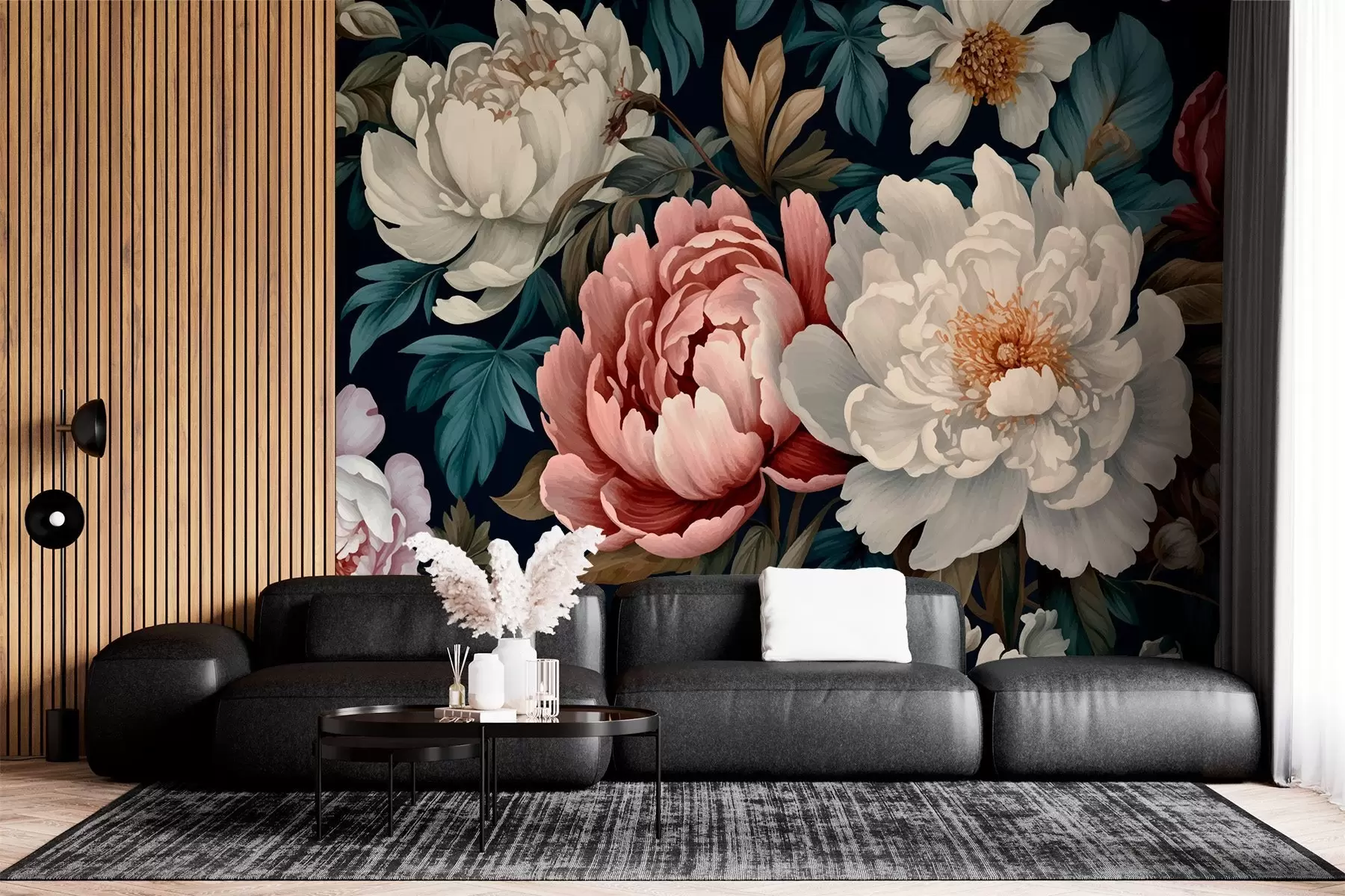 Fototapete Pfingstrosen w01845