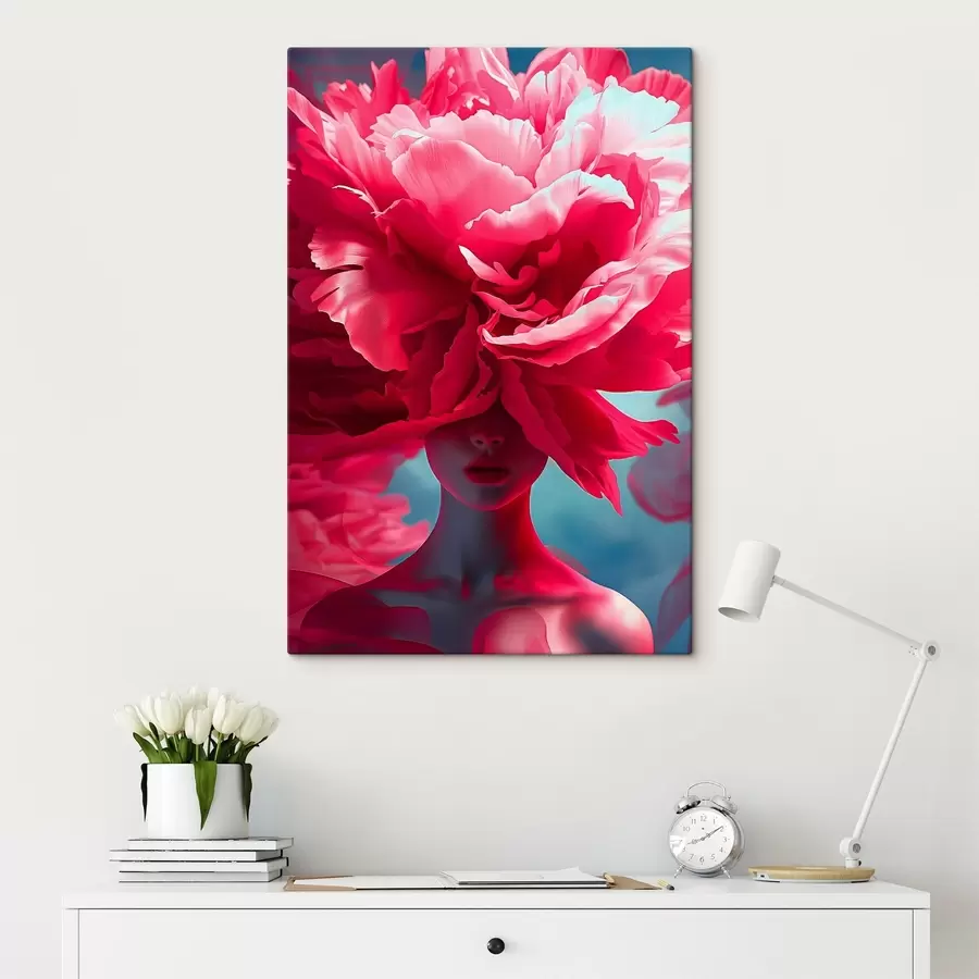 Wandbilder Blühende Schönheit in leuchtenden Farben s38863