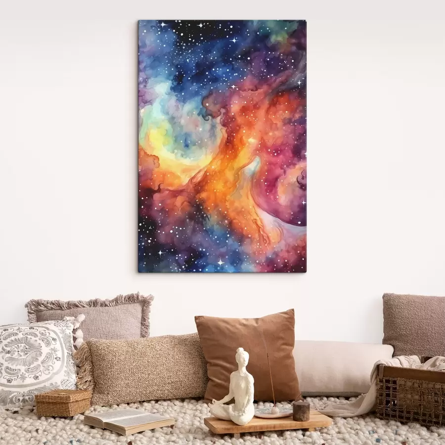 Wandbilder Lebendige Farben der kosmischen Weite s39019