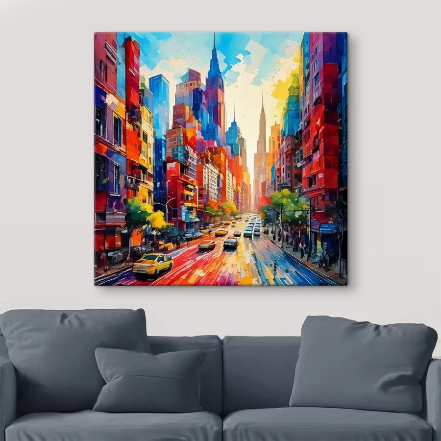 Wandbilder helle Stadt s41408