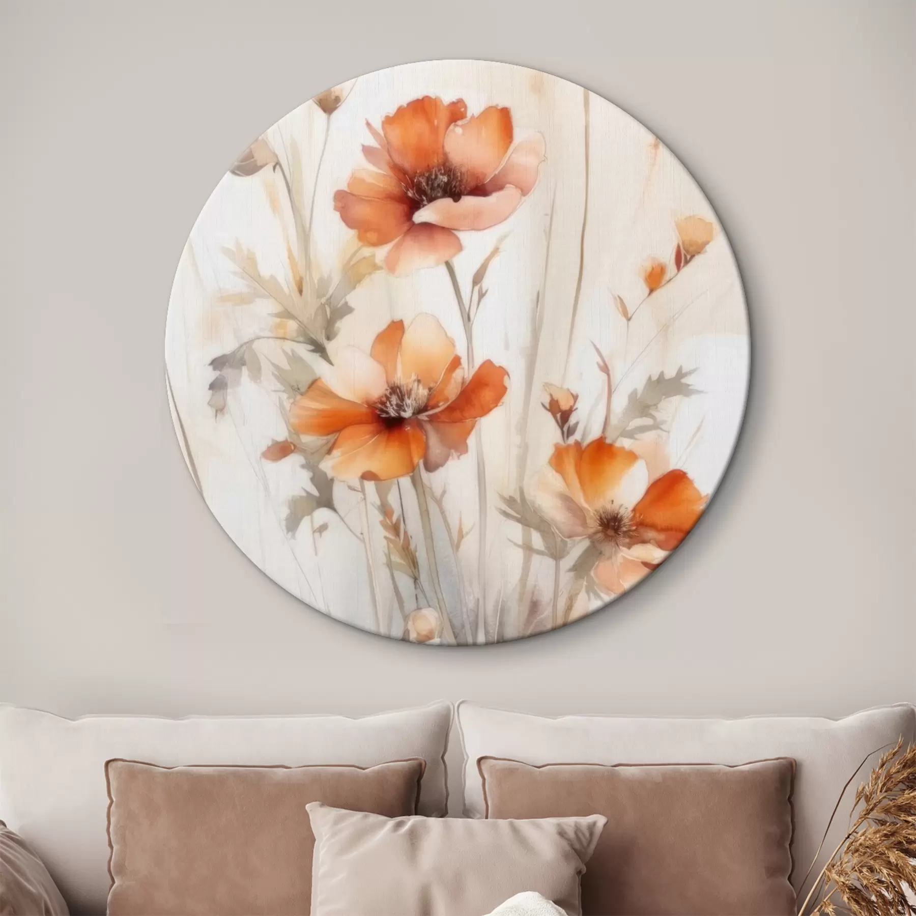 Wandbilder Blume, Pflanze und Zweig r33649