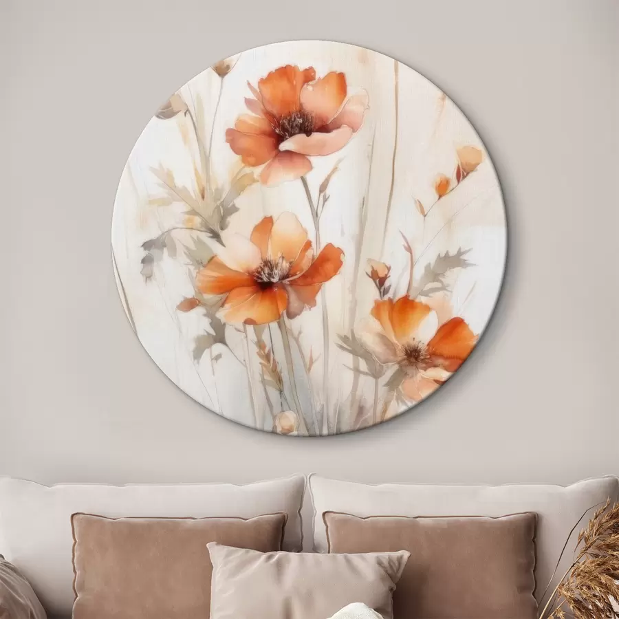 Wandbilder Blume, Pflanze und Zweig r33649