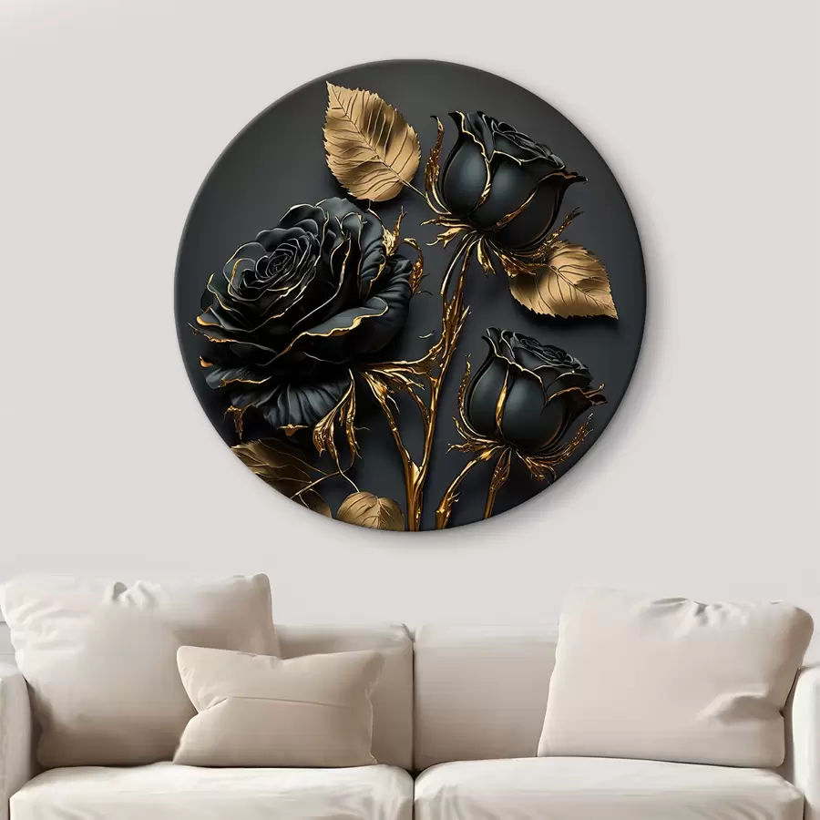 Wandbilder Pflanze, Blatt und Blüte r33700