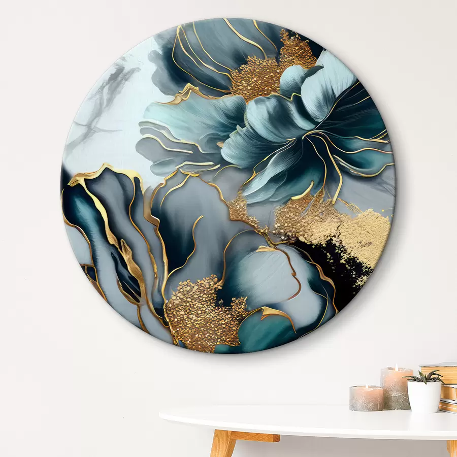 Wandbilder Grün, Azur und Botanik r35447