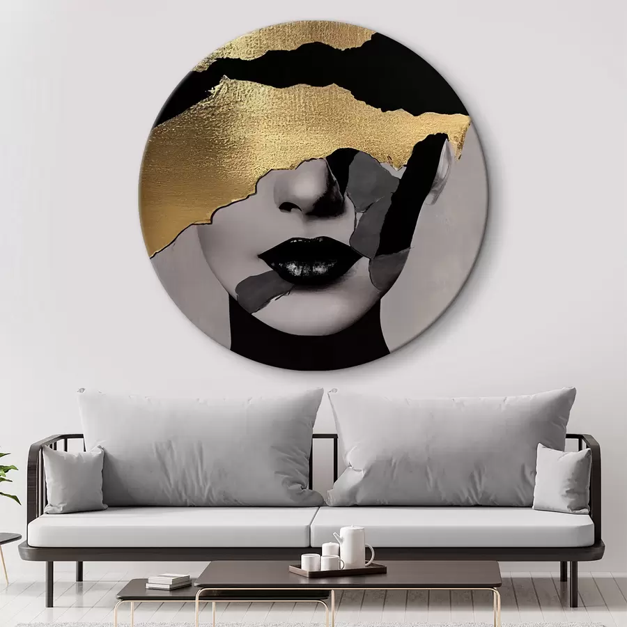 Fototapete Fragmentierte Eleganz mit starken Kontrasten r35520