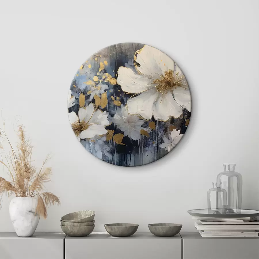 Wandbilder Blumenstrauß aus zarten Blumen r35526