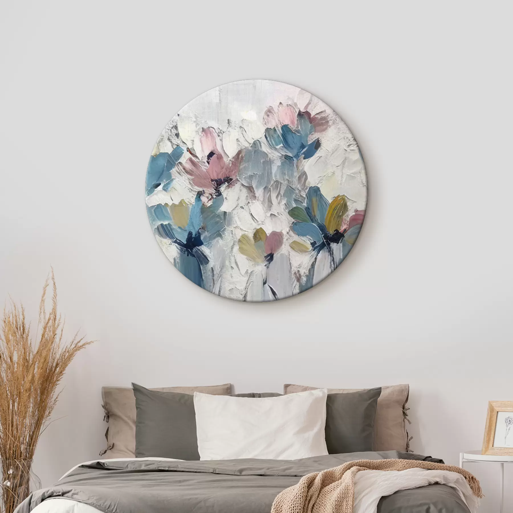 Wandbilder Viele helle Farben im Stil der Ölmalerei r36195