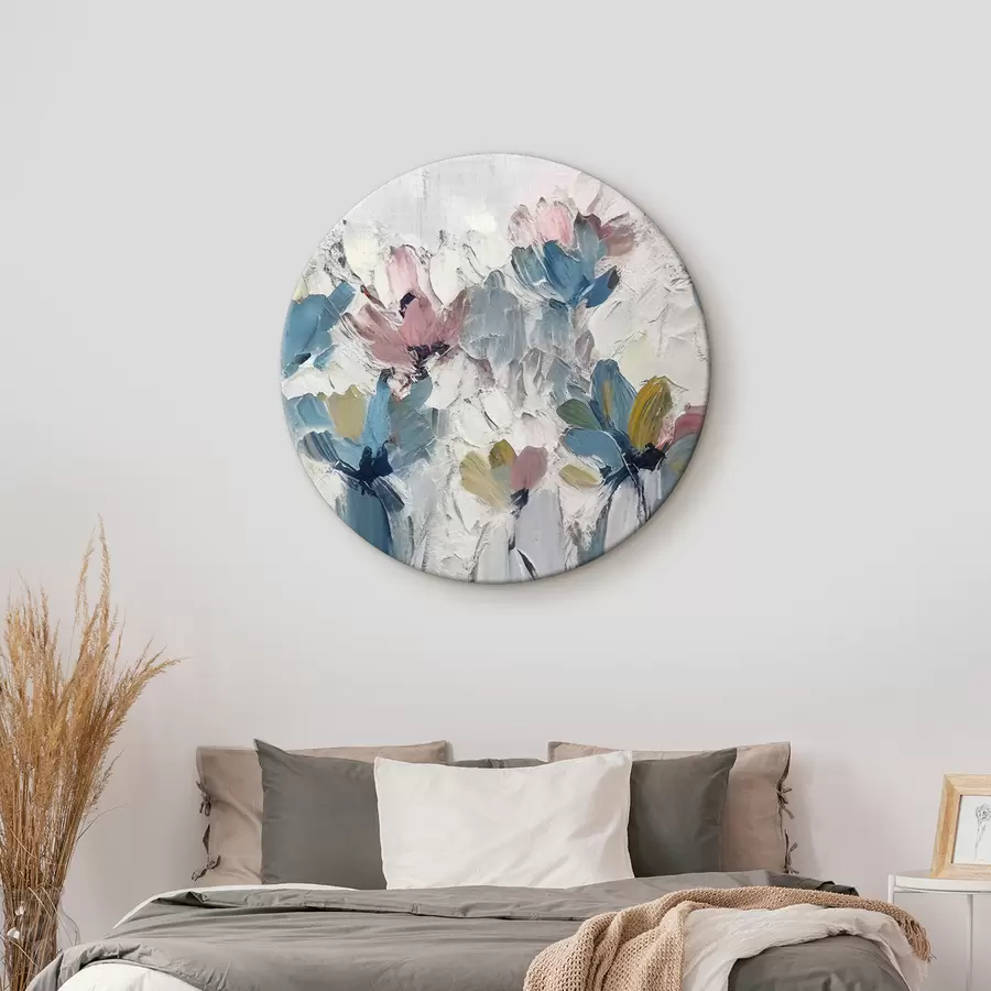 Wandbilder Viele helle Farben im Stil der Ölmalerei r36195