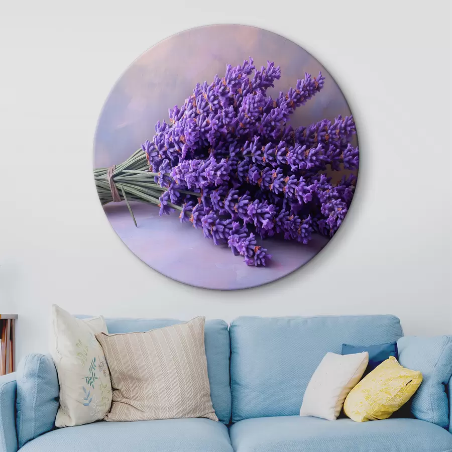 Wandbilder Ein Blumenstrauß aus Lavendel r38083