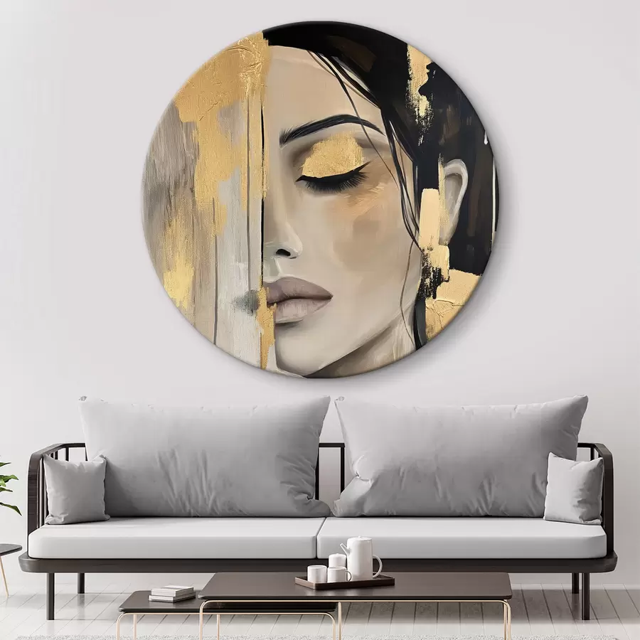 Wandbilder Das Mädchen in Farbe r38793