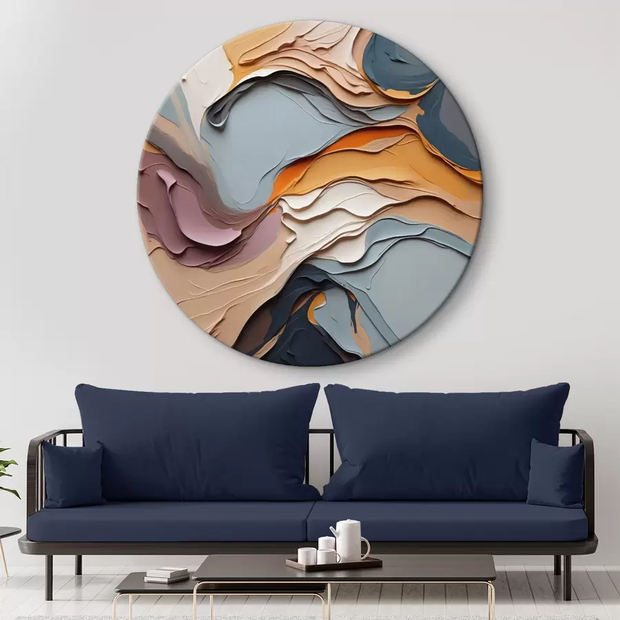 Wandbilder Abstraktion in Öl r39063