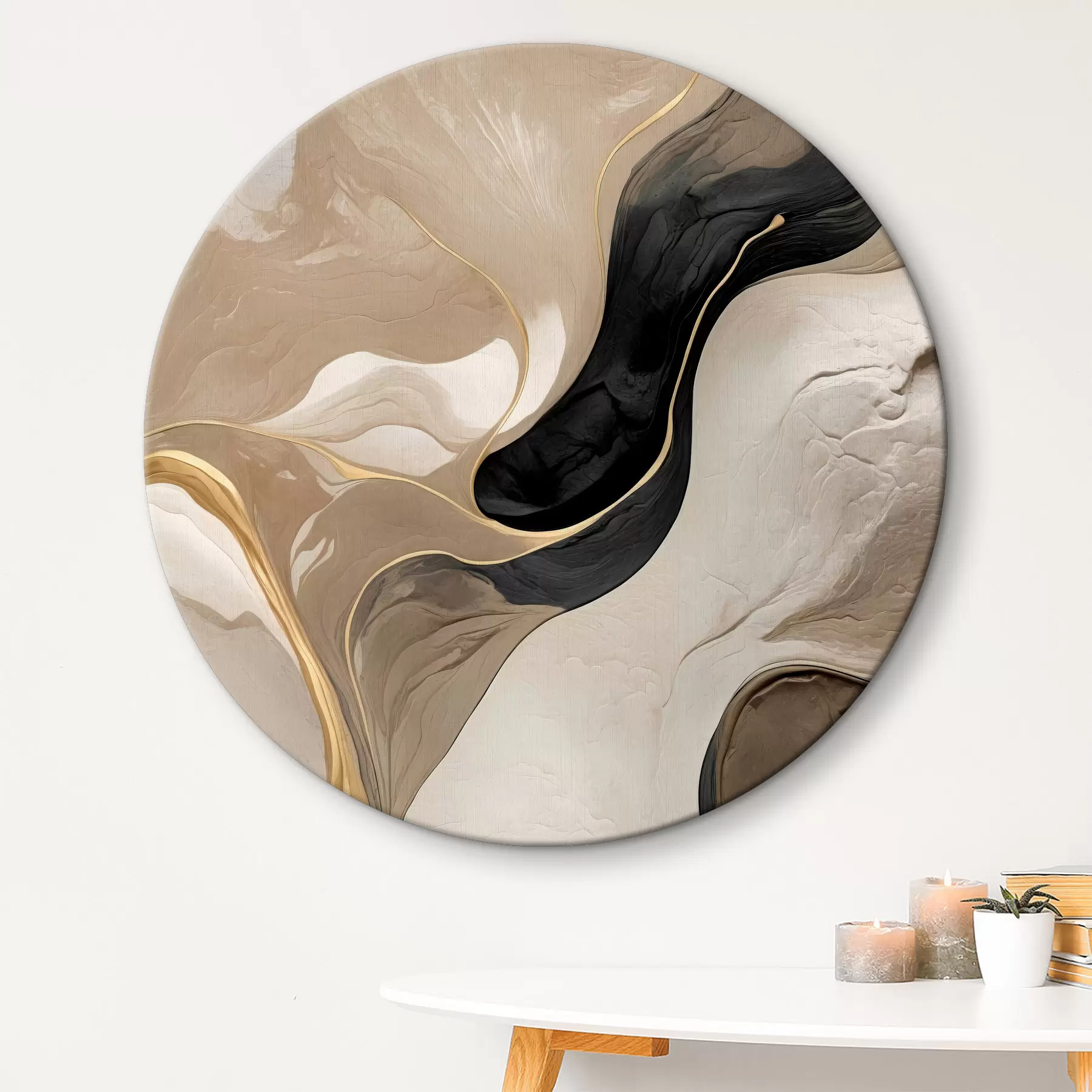 Wandbilder Abstraktion mit Texturimitation r39093