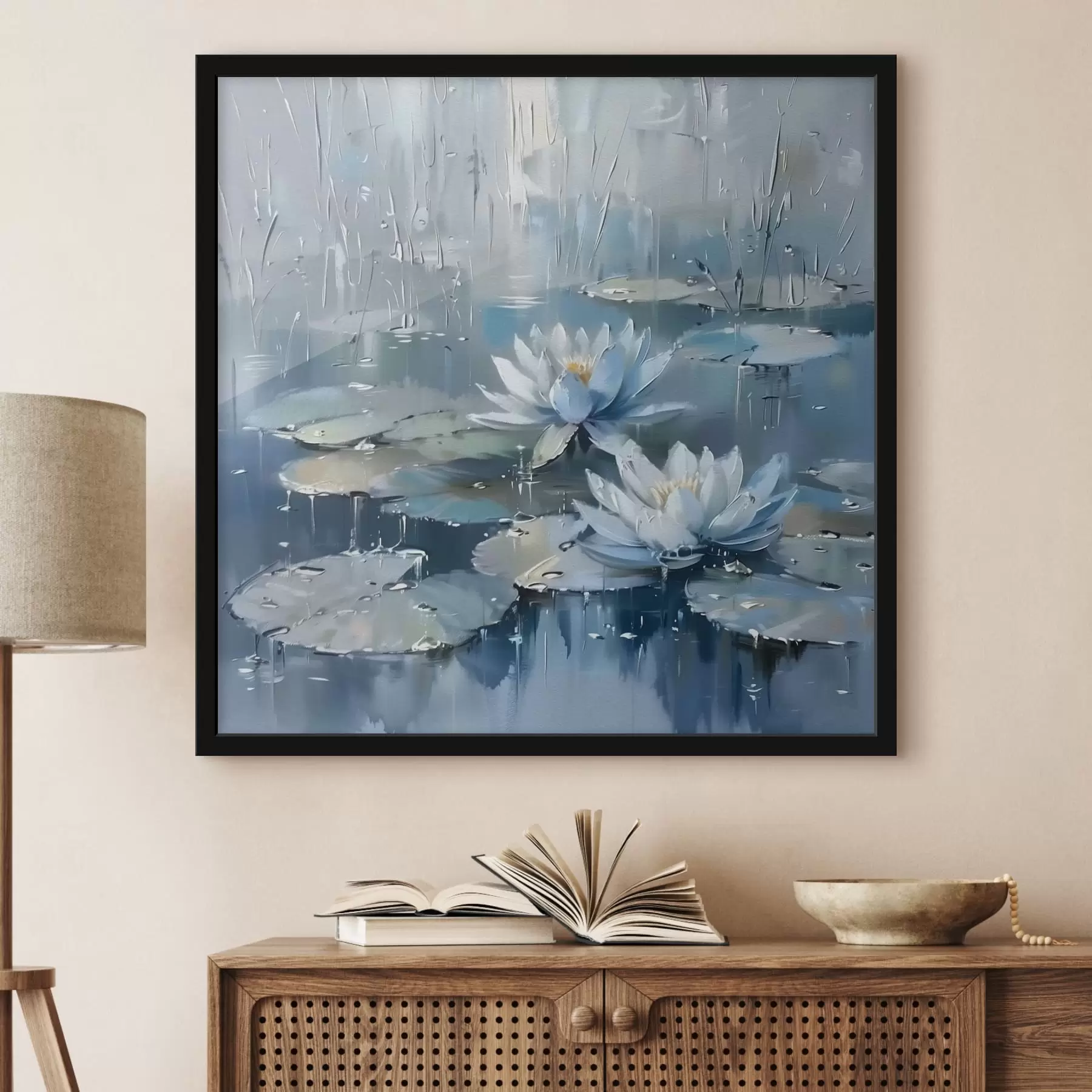 Fototapete Stilvolle Seerosen f41399