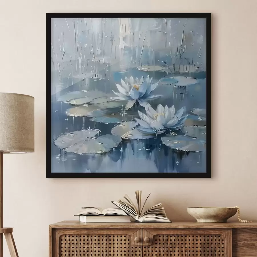 Fototapete Stilvolle Seerosen f41399