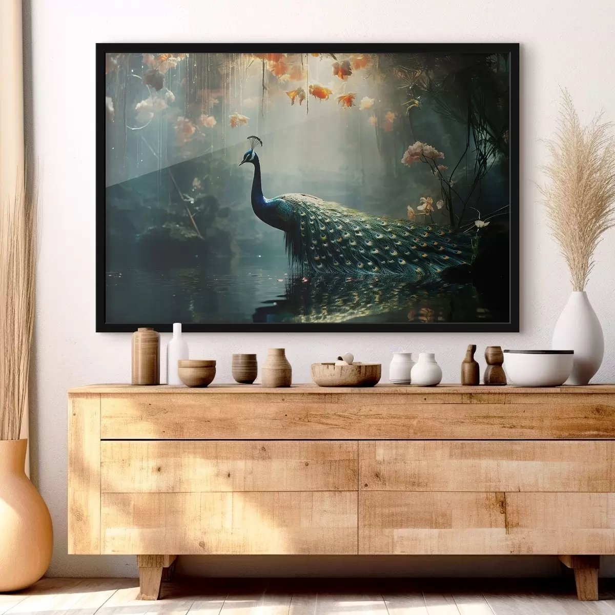 Poster Wunderschöner Pfau f41425