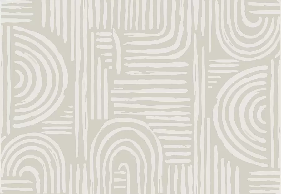 Fototapete Boho-Design in sanften Farben w01919