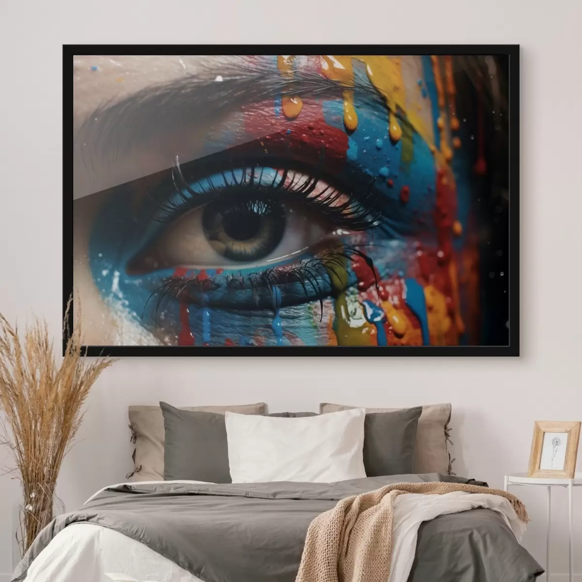 Poster Leuchtende Farben, Farben, Auge f41205