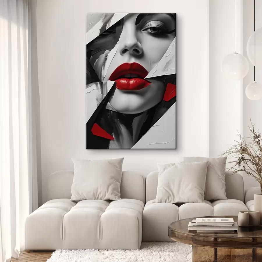 Wandbilder Lehmgesicht eines Mädchens s41287