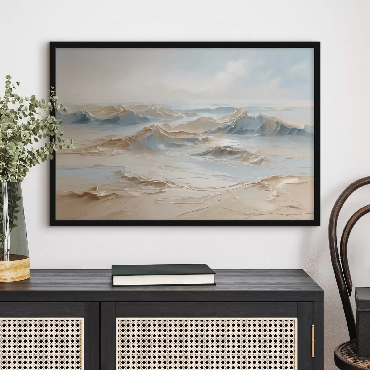 Poster Meeresufer in Öl f41289