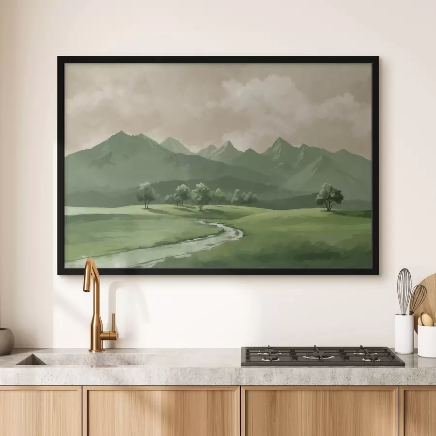 Wandbilder Weg in die Berge f41308