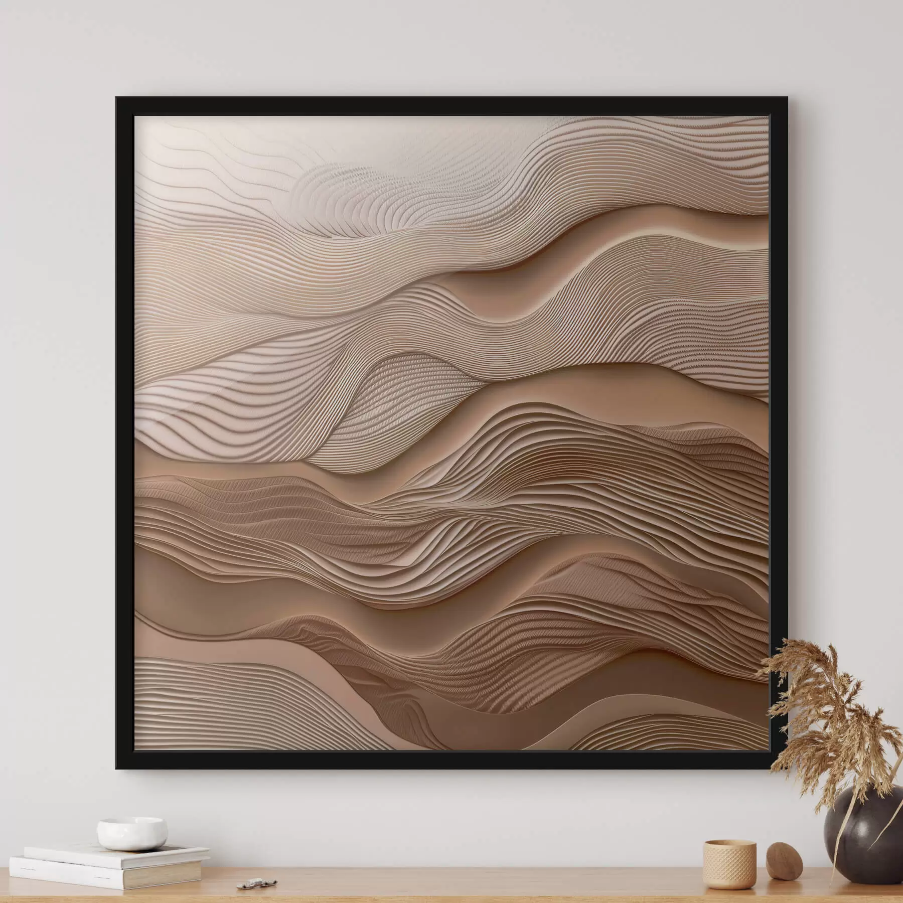 Fototapete Abstrakte Wellen mit Texturimitation f41358