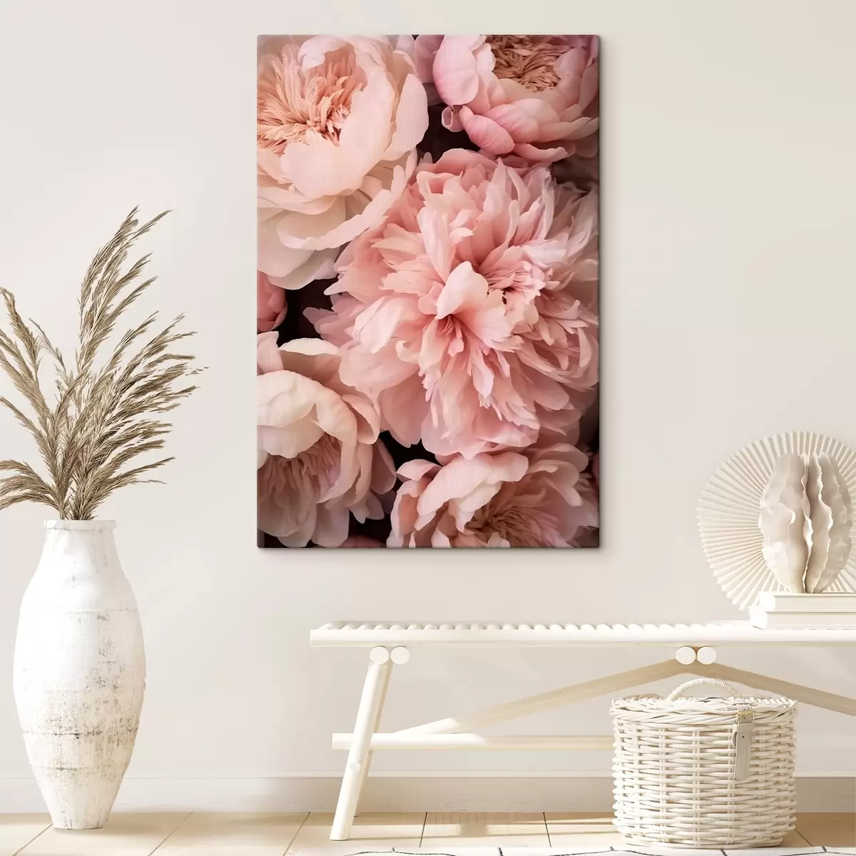 Wandbilder Zartrosa Pfingstrosen s41489